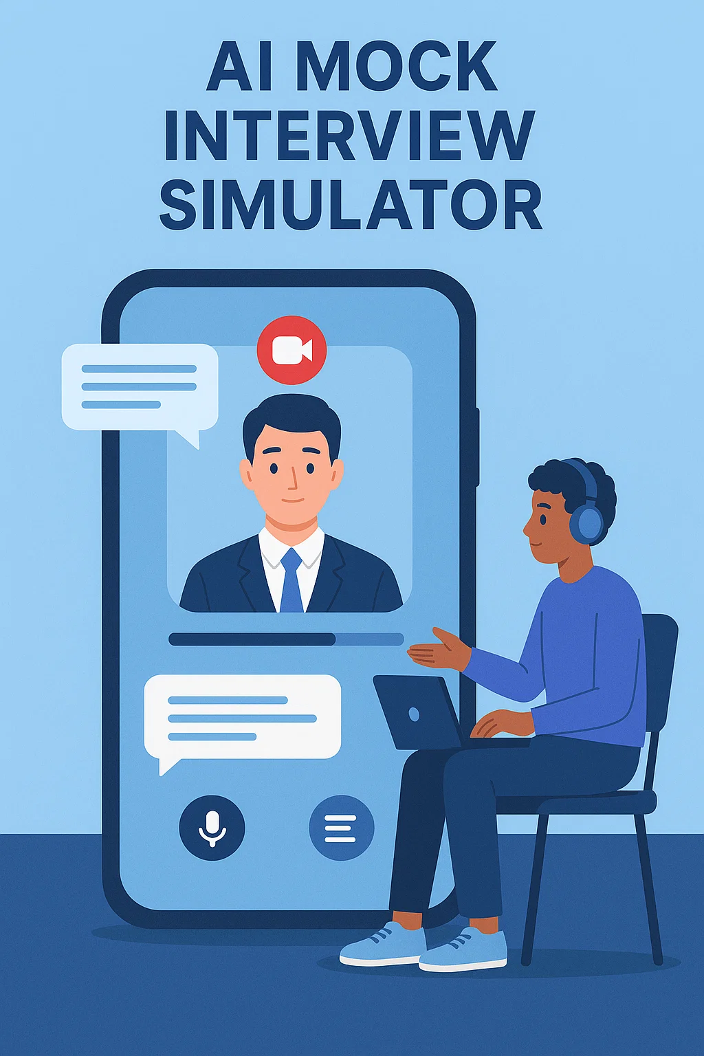 Screenshot of AI Mock Interview Simulator project